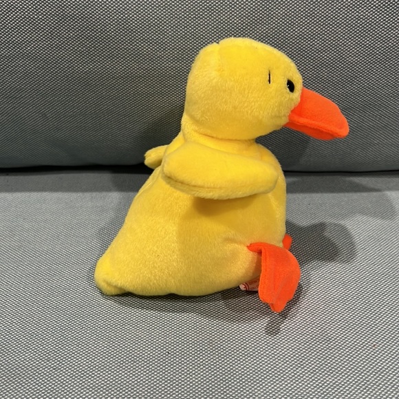 3/$25 Ty beanie baby Quackers the duck - Picture 5 of 6